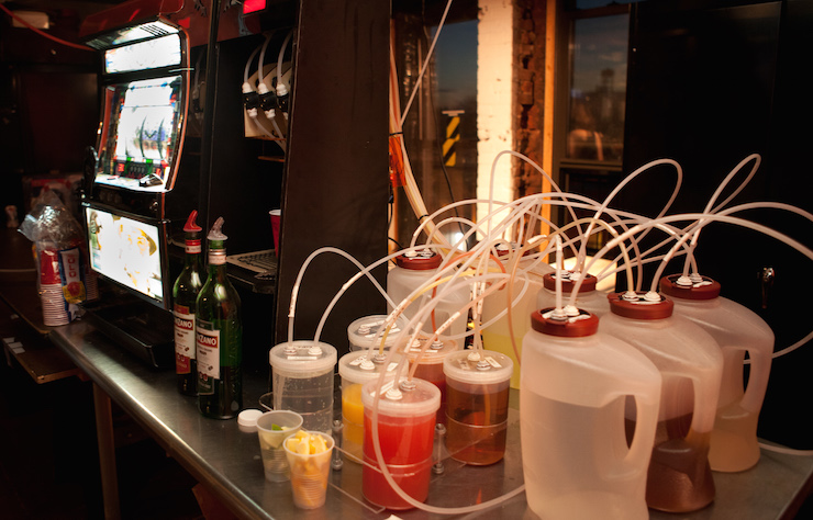 robot bartender tubes barbot
