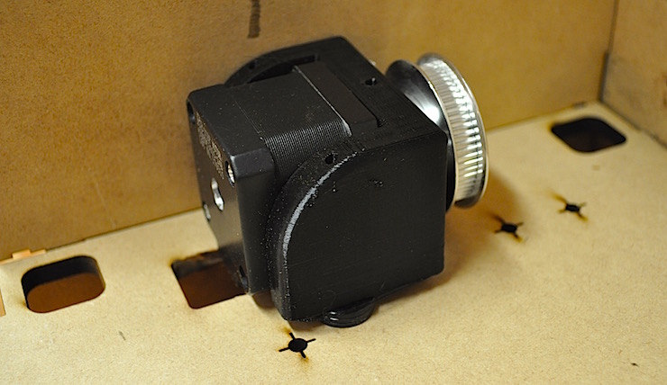 cocktail machine stepper motor belt drive