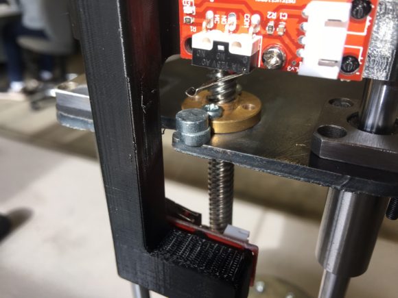 magnets below limit switch