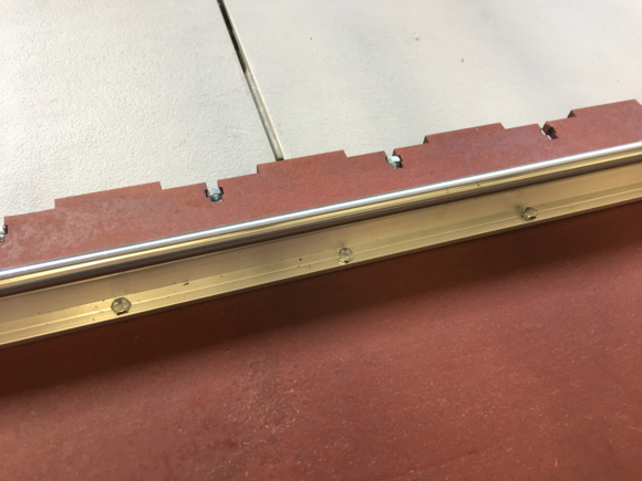 rail mounted frame